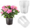 10 Pezzi Vasi per Orchidee in Plastica, Vaso per Orchidee Trasparente con Fori di Areazione, Vaso Trasparente per Banco di Balcone Esterno Interno, Vasi per Piante