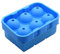 Pack of 2Molds FlexibleRound and SquareTrayMakers ReusableTools for Kitchen