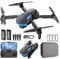 Drone with Camera 1080P for Kids and Adults, RC Quadcopter Foldable Drone for Beginners, Toys Gifts for Boys and Girls (Black)
