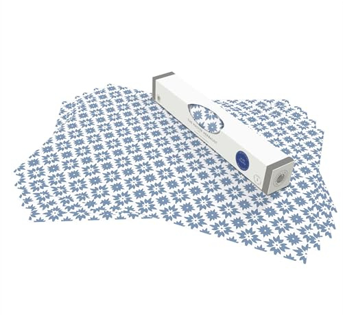 The Master Herbalist UNSCENTED & WIPE CLEAN Drawer Liners with a MOROCCAN Mosaic Design, Perfect for Bedroom Drawers, Wardrobe Shelves, Linen Cupboards & Cabinets. Contains 10 Sheets Made in UK.