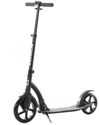 Puky Roller - rutschfeste Massivkautschukreifen, Roller FüR Erwachsene Klappbar Mit SchockdäMpfung, FüR Erwachsene Und Teenager 100kg Gewichtsgrenze