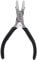 The Beadsmith Double Nylon Jaw Chain Nose Pliers, 4.75 inches (120mm), Black PVC Comfort Grip Handle, with Double Leaf Spring, Protects Wire When Bending and looping