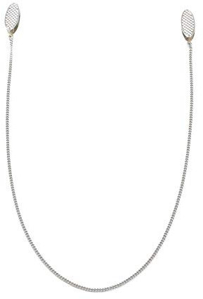 homiez Serviettenkette, Serviettenkettchen, Serviettenhalter für den Hals, platinfarben