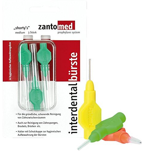 ZANTOMED shorty's Interdentalbürsten medium grün 3 Stück