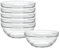 Duralex Glass Made in France LYS 6-3/4-Inch Stackable Clear Bowl, Set of 6