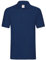 Fruit of the Loom Mens Premium 100% Cotton Pique Short Sleeve Polo Shirt (M) (Navy)