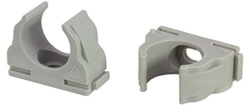 REV Klemmschellen - Rohrschellen 90x EN20 für Isorohr Ø 20mm, grau