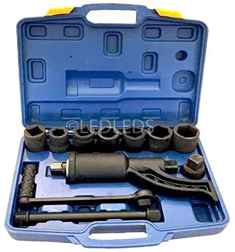 MOLTIPLICATORE DI FORZA SVITA BULLONI RUOTE CAMION TRATTORI FURGONI 7 BUSSOLE