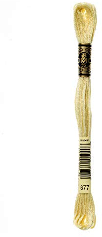 DMC 6-Strand Embroidery Cotton 8.7yd-Very Light Old Gold