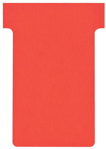 FRANKEN Kartentafel Zubehör T-Karten, Index 2, 100 Stück, rot, TK201