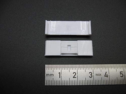 10 Stück Wago Schildträger für Reihenklemme weiß