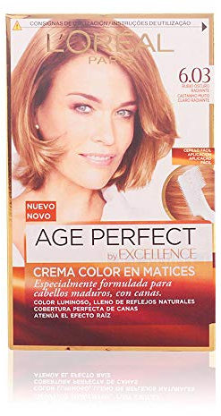L'Oreal Paris Age Perfect Excellence Age Perfect Coloración permanente, Tono: 6.03