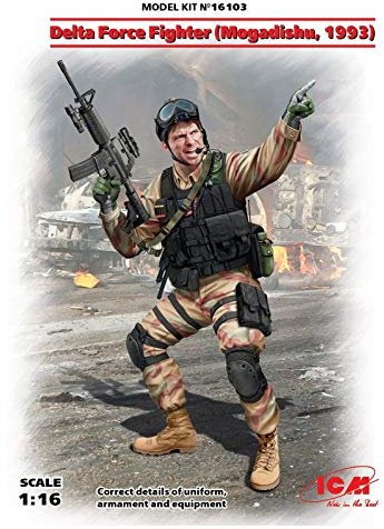 ICM ICM16103 1:16-Delta Force Fighter (Mogadishu 1993)