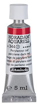 Schmincke – HORADAM® AQUARELL - feinste Künstler-Aquarellfarben, Perylenrot tief - 5 ml