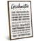 ARTFAVES® Wandbild Holzschild mit Spruch - GESCHWISTER SIND FÜREINANDER DA - Türschild Retro Vintage Deko Bild Geschenk - Familie, Zuhause