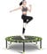 Newan 40'' Silent Fitness Mini Trampoline - Indoor Rebounder for Adults - Best Urban Cardio Jump Fitness Workout Trainer, Covered Bungee Rope System - Max Limit 330 lbs