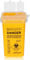 Tattoo Needles Box ATOMUS 1L Tattoo Plastic Sharp Container Tattoo Medical Disposal Biohazard Needle Waste Box Safe Lock Container Tattoo Supplies (1PC, Yellow)