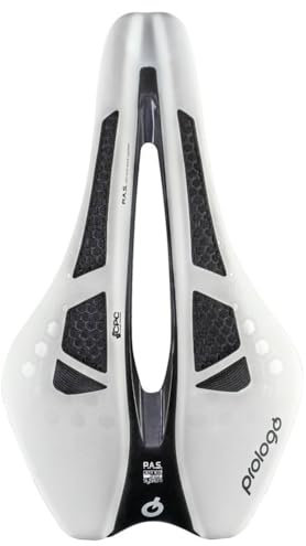 Prologo Unisex – Erwachsene Sattelstütze-2201029855 Sattelstütze, weiß/Silber, 245x143mm