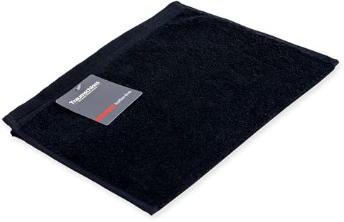 Traumschloss Gästetuch »Frottier-Line« 100% Baumwolle | 500g/m² | flauschig weich | schwarz | 30x50cm