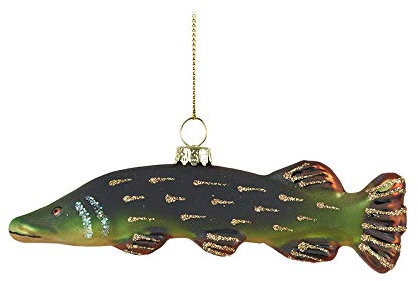 Heaven Sends Grüner Fisch zum Aufhängen für den Weihnachtsbaum.