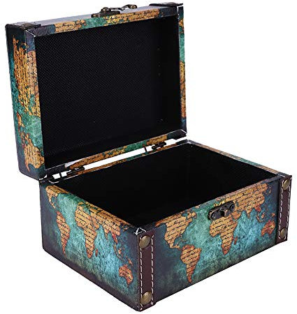 Vintage Holz Aufbewahrungsbox Fall Retro Schmuck Schmuck Organizer Display Box Desktop Ornamente für Mutter Muttertag