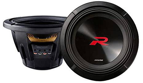 Alpine R-Series R2-W10D4 10 Inch Dual 4-Ohm Voice Coils Subwoofer with 750W RMS