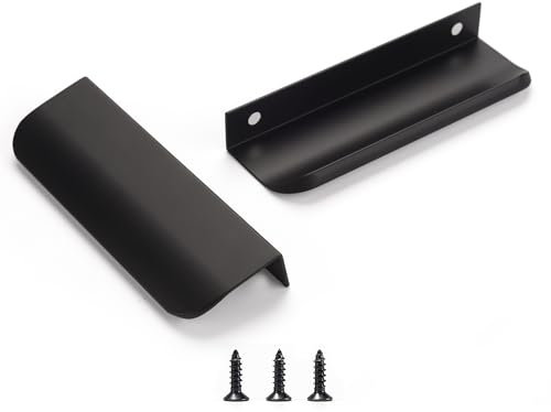 sunlithor Maniglie per armadi da cucina, colore nero, per mobili, cucina, cassetti, vintage, confezione da 5 pezzi, 96 mm, BA 120 mm, lunghezza