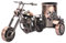 Akozon Stifthalter aus Metall, Vintage, Motorrad, Modell Stifthalter, Ornamente für Büro, Haus, Dekoration, Zubehör, Geschenkidee, Dekoration
