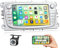 CAMECHO [1+32G] Android 13 Autoradio für Ford Focus mit Navi GPS 7 Zoll Kapazitiver Touchscreen Radio mit Bluetooth/USB/WiFi/FM/EQ Rückfahrkamera für Ford Mondeo S-Max C-Max Galaxy +CANBUS(Silver)