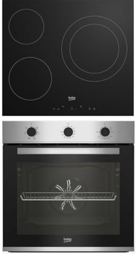 Conjunto de Horno y Vitrocerámica BEKO BBSE12121XD Negro