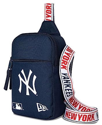 New Era Herren MLB Taping Side Pouch Neyyan Nvywhi Umhängetasche, Navy (Blau), Einheitsgröße