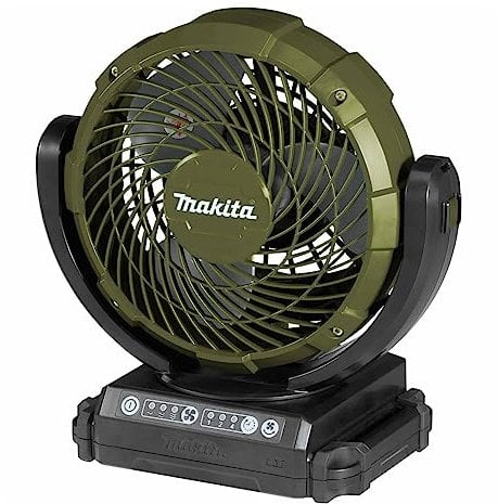Makita DCF102ZO 14.4V / 18V LXT Cordless Olive Green Portable Fan Body Only