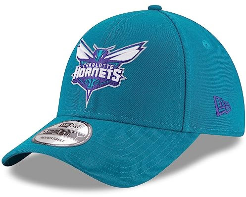 New Era NBA The League 9FORTY Team-Farbe, Primär-Logo, verstellbare Kappe, Einheitsgröße, Charlotte Hornets, Einheitsgr��e