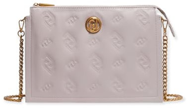 LIU JO Pochette Ecosostenibile con logo embossed Bone