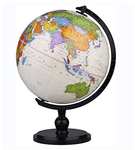 Globus 9,8-Zoll-Globus mit Halterung Weltkugel Geographie Weltkugel Schreibtisch Klassenzimmer Dekoration Globus Heimdekoration unterhaltsame Bildung
