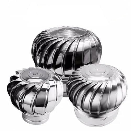 Schornsteinaufsatz Edelstahl 150 mm - Kaminaufsatz Windrad drehbar - kugelförmig, korrosionsbeständig - Edelstahl AISI 304 - Kaminlüfter für bessere Zugkraft