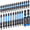 27PCS Phillips Bits #2 Impact 1 and 2 Long Strong Magnetic Drill Bits Anti Slip 1/4 Inch Hex Shank S2 Alloy Steel Impact Ph2 Screwdriver Power Bits Set with Magnetic Bit Holder for Power Drill