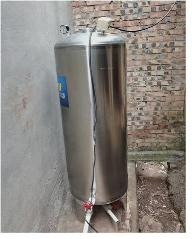 Vaso de expansión 60 100 160 200 250 300 litros Tanques de presión de agua para sistemas de pozo/bombas de pozo/sistema de agua/sistema de rociadores, tanques de pozo presurizados acero inoxidable (S