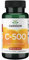 Swanson, C-500, Vitamin C (Ascorbic Acid), 500mg, with Rose Hip, 100 Capsules, High-Dose, SOYA-Free, Gluten-Free, GMO-Free