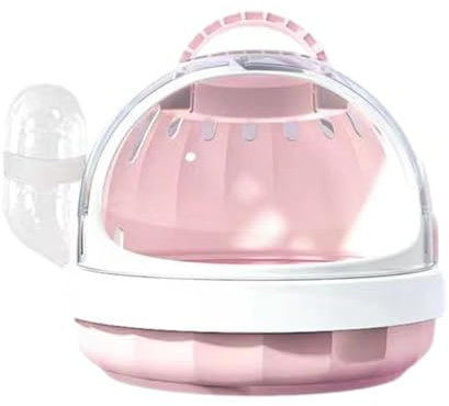Cage De Transport Portable pour Hamster, Étui De Transport pour Hamster, Cage De Voyage Portable pour Petits Animaux, Cage Sortante pour Gerbille, Hérisson, Souris Et Écureuil comme