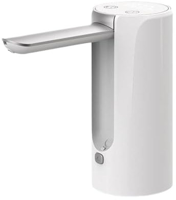 kesurpae Automatischer Wasserspender mit niedrigem Geräuschpegel und 3 Stufen Einstellung für Verschiedene Wasserflaschen, geeignet für den Außenbereich, Weiß