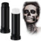 Aomig Crayon Corporel en Bâton de Peinture, Bâtons de Maquillage de Peinture pour le Visage et le Corps, Maquillage de Fête D'art Corporel D'halloween(Noir + Blanc)