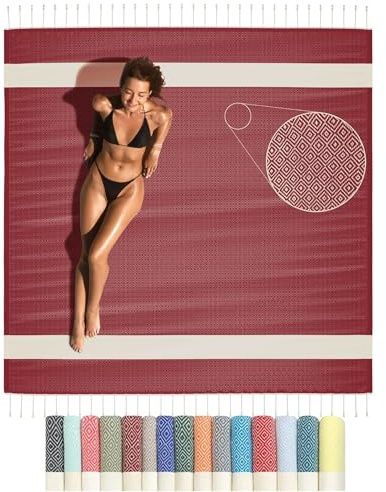 Flora Furora Saunahandtuch Saunatuch XXL 200x200 cm groß, Hamamtuch Damen + Herren: lang, platzsparend, leicht | Sauna Handtuch, Wellness Spa Tuch, Saunakilt Zubehör | Fouta Hamam Badetuch