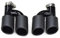 DEBAO Endstuck Auspuff für Audi A4 A5 A6 A7 Up to S4 S5 S6 S7, Auspuffblenden Edelstahl Auto Endstück Endschalldämpfer Spitze Endrohrblende,C