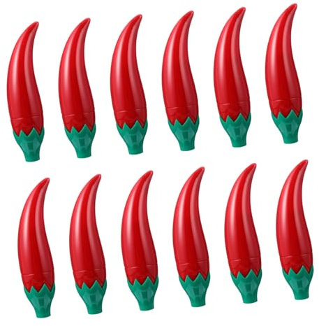 MUSISALY 12stücke Chili-förmige Leere Lippenstift-tuben Nachfüllbare Lip Balm Behälter Für Kosmetik Für Lippenöl Und Und Tragbar