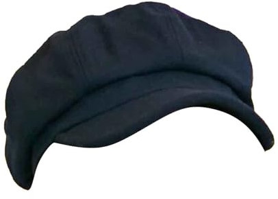 kosopse Compatible with Motorcycle Helmet Ears Beret Cap Warm Boy Visor Hat Flat Cap Rain Cover Bicycle Helmet, black, One Size