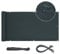 Sekey Brise Vue Balcon Occultant Oxford Protection UV Opaque Résistant aux Intempéries 90x500cm, avec Attaches de câble, Anthracite