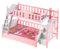 COSMEVIVI Etagenbett Für Puppenhaus: Minimöbel Im Maßstab 1:12 Leichtes Miniatur-etagenbettmodell Zum Spielen Mit Puppen