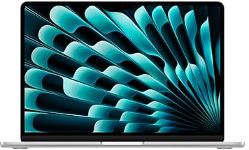Apple MacBook Air (13, Apple M4 Chip mit 10‑Core CPU und 10‑Core GPU, 24GB Gemeinsamer Arbeitsspeicher, 512 GB) - Silber