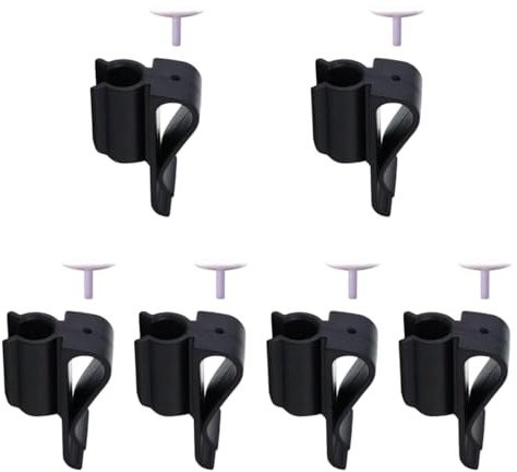 QSTDGVPW Golf Putter Clips 6 Einheiten, Club Bag Unterstützung, Schwarz